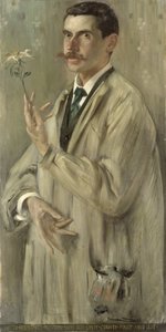 画家オットー・エックマン（1865-1902）1897 作： Lovis Corinth